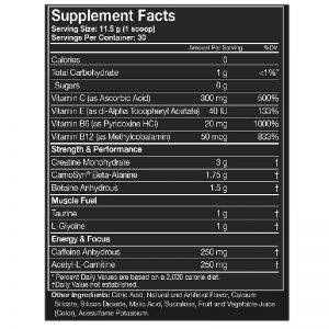 MusclePharm-Assault-Sport-345g-Supplement-Fact